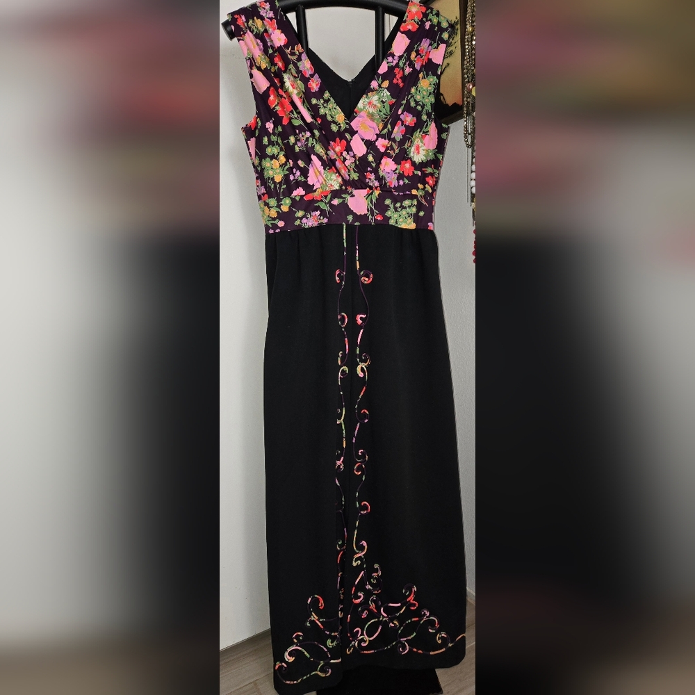 Vintage Psychedelic Maxi Dress - Picture 11 of 11